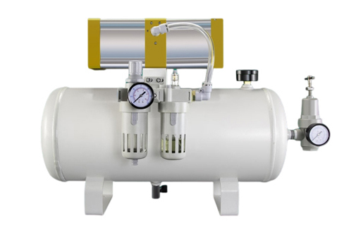 Air/hydraulic booster equipment